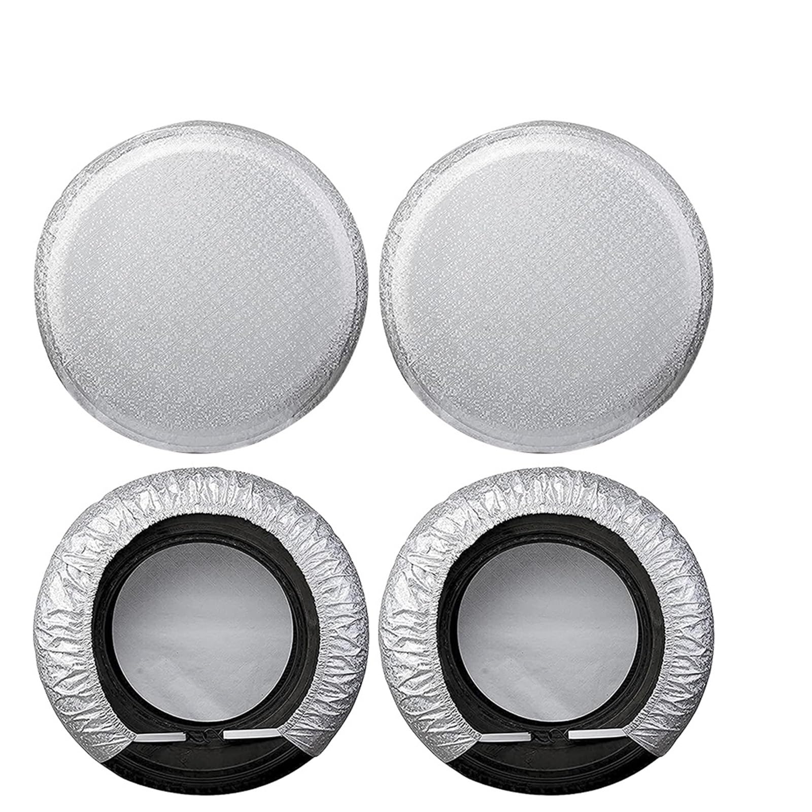 Borsa Pneumatici Copri Pneumatici for Auto for Camper, Camion, roulotte, Protezione Universale for Ruote di Veicoli, Car-Styling, Borsa portaoggetti for Pneumatici da 27-29 Pollici, 4 Pezzi