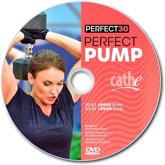 Cathe Perfect 30 Perfect Pump Upper & Lower Body Home Strength Training Workout DVD - Use to Tone and Sculpt Your Legs, Upper Body, Back, Chest, Arms, and Shoulders