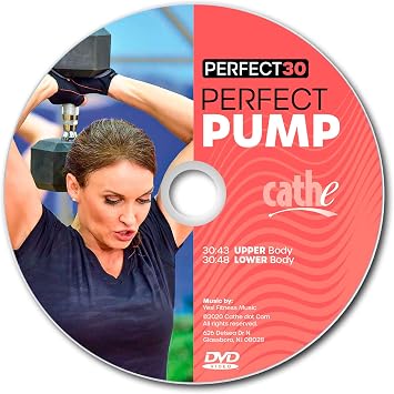 Cathe Perfect 30 Perfect Pump Upper & Lower Body Home Strength Training Workout DVD - Use to Tone and Sculpt Your Legs, Upper Body, Back, Chest, Arms, and Shoulders