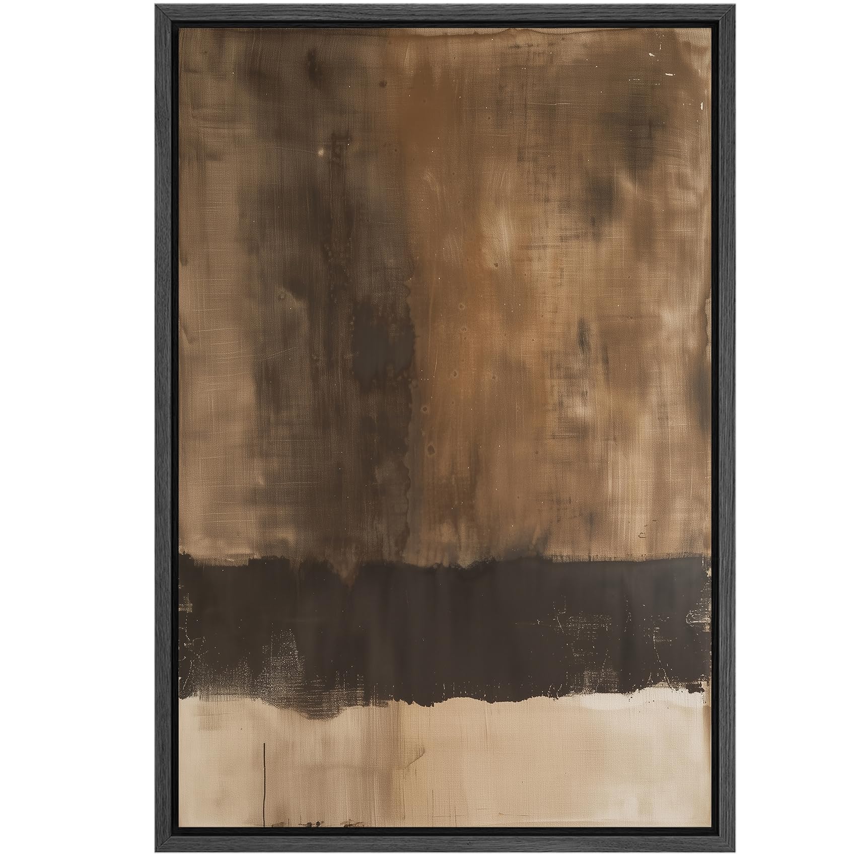 SIGNFORD Framed Canvas Print Wabi-Sabi Color Block