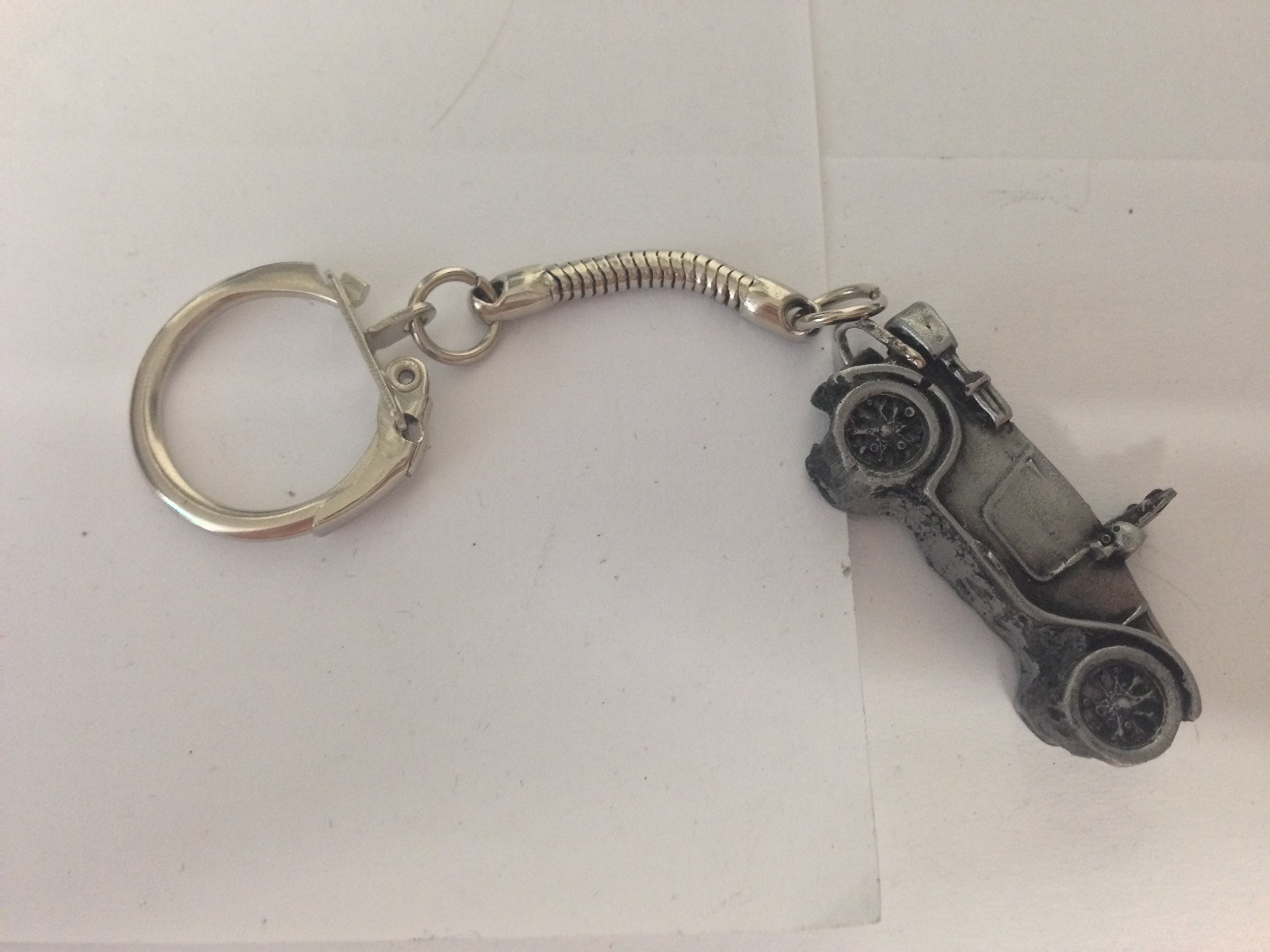 Prideindetails Silver Austin 7 “Chummy” 3D Snake Keyring Great Pewter Effect Keyring Ref13
