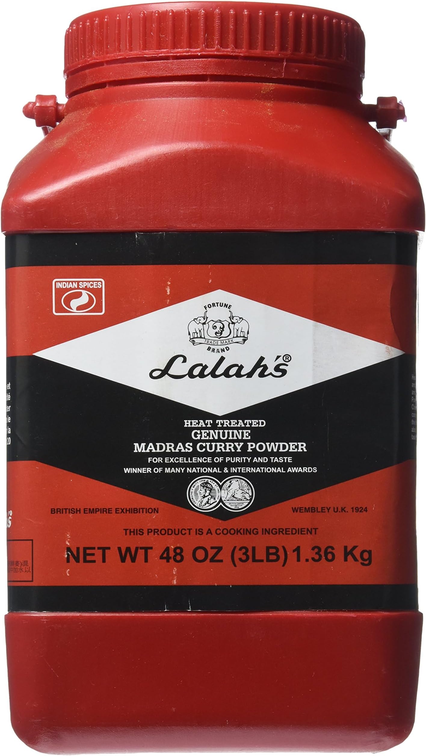 Guong Lalah's Heated Indian Curry Powder 3 Lb Large