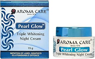 Sponsored Ad - Aroma Care Pearl Glow Night Cream, 15g – Brightening & Deep Moisturizing Formula with Alpha Arbutin