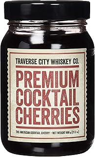 Premium Cocktail Cherries for Cocktails and Desserts | All American, Natural, Certified Kosher, Stemless, Slow-Cooked Garn...