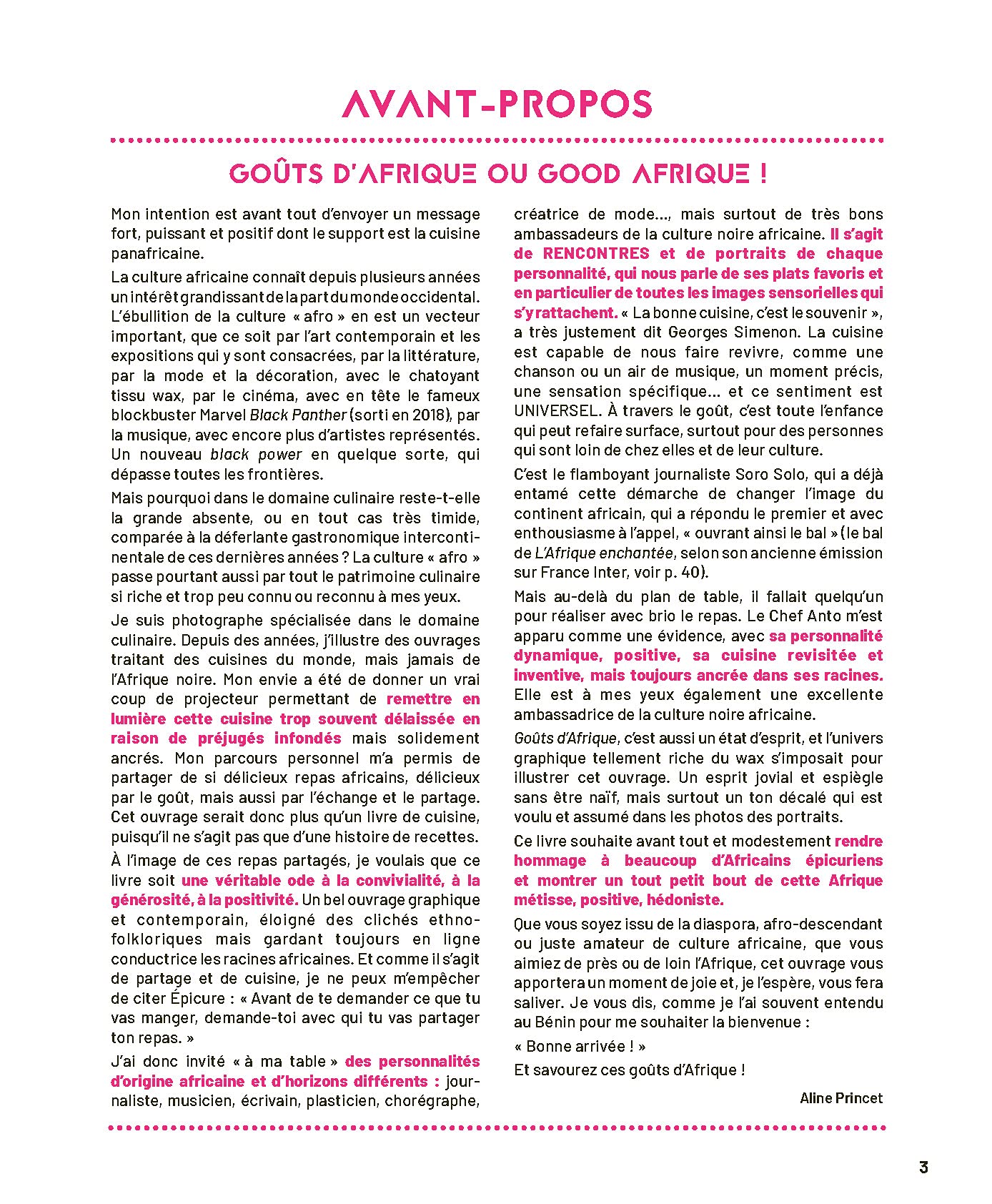 Goûts d'Afrique: Recettes et rencontres