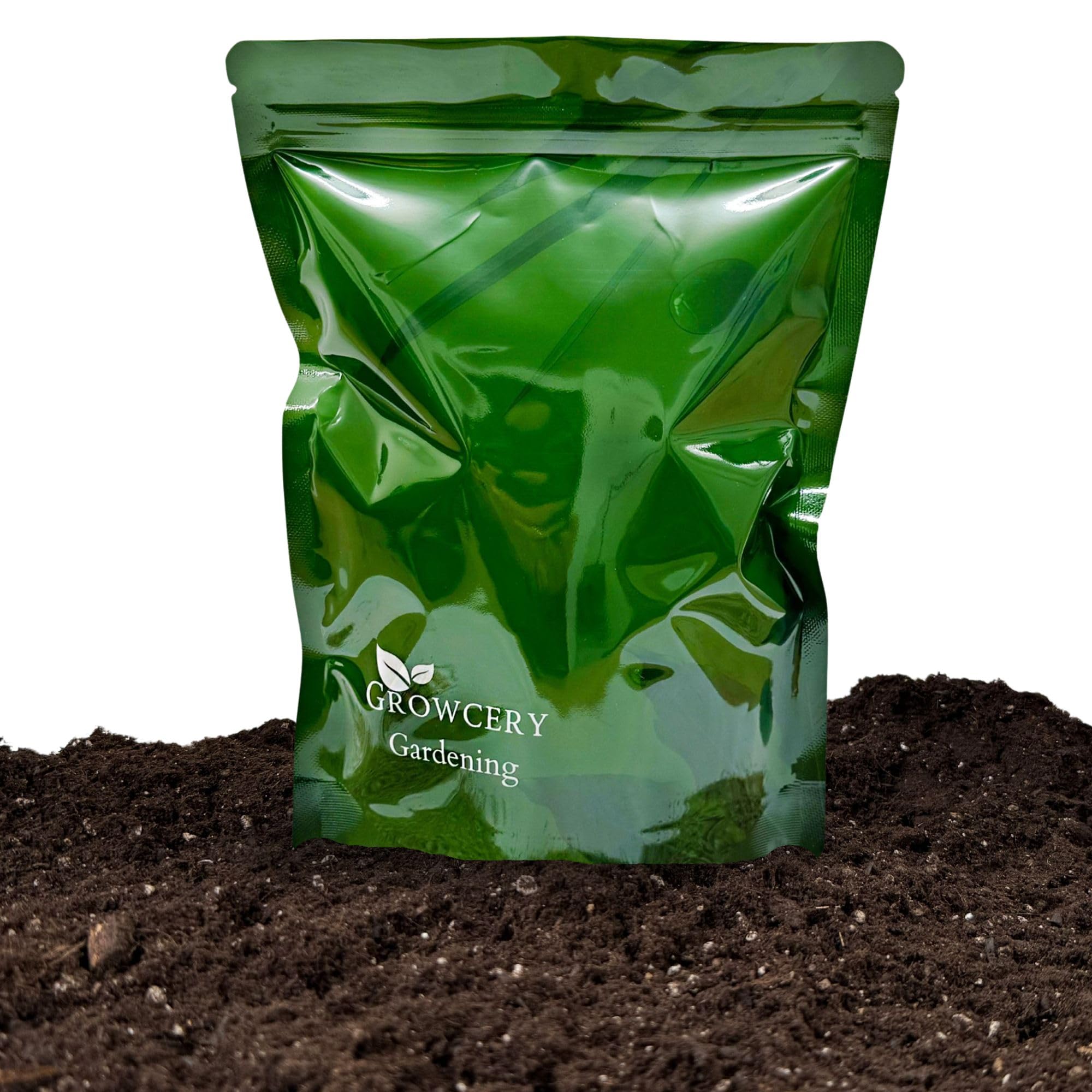 Growcery Living Soil Mix with Mycorrhizal Fungi, Worm Castings & Activated Biochar – Bioactive Potting Soil for Houseplants & Garden Plants (10L)