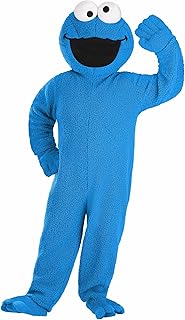 Sesame Street Plus Size Cookie Monster Mascot Costume- Sesame Street Outfit for Halloween-Officially Licensed for Men & Women
