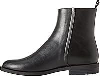 Vista 5 de Tienda Essentials Botines planos con cremallera exterior para mujer