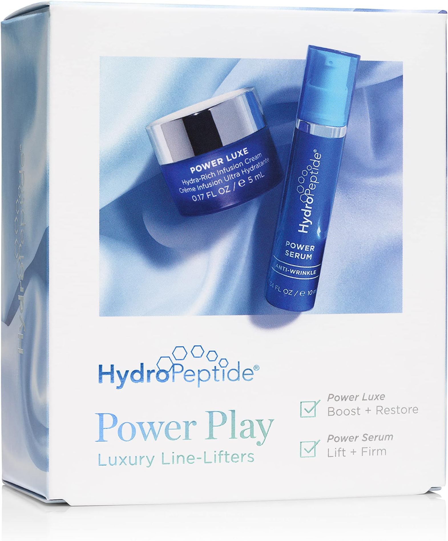 HydroPeptide Power Play Kit, Luxury Wrinkle Line-Lifters, 1 Mini Kit