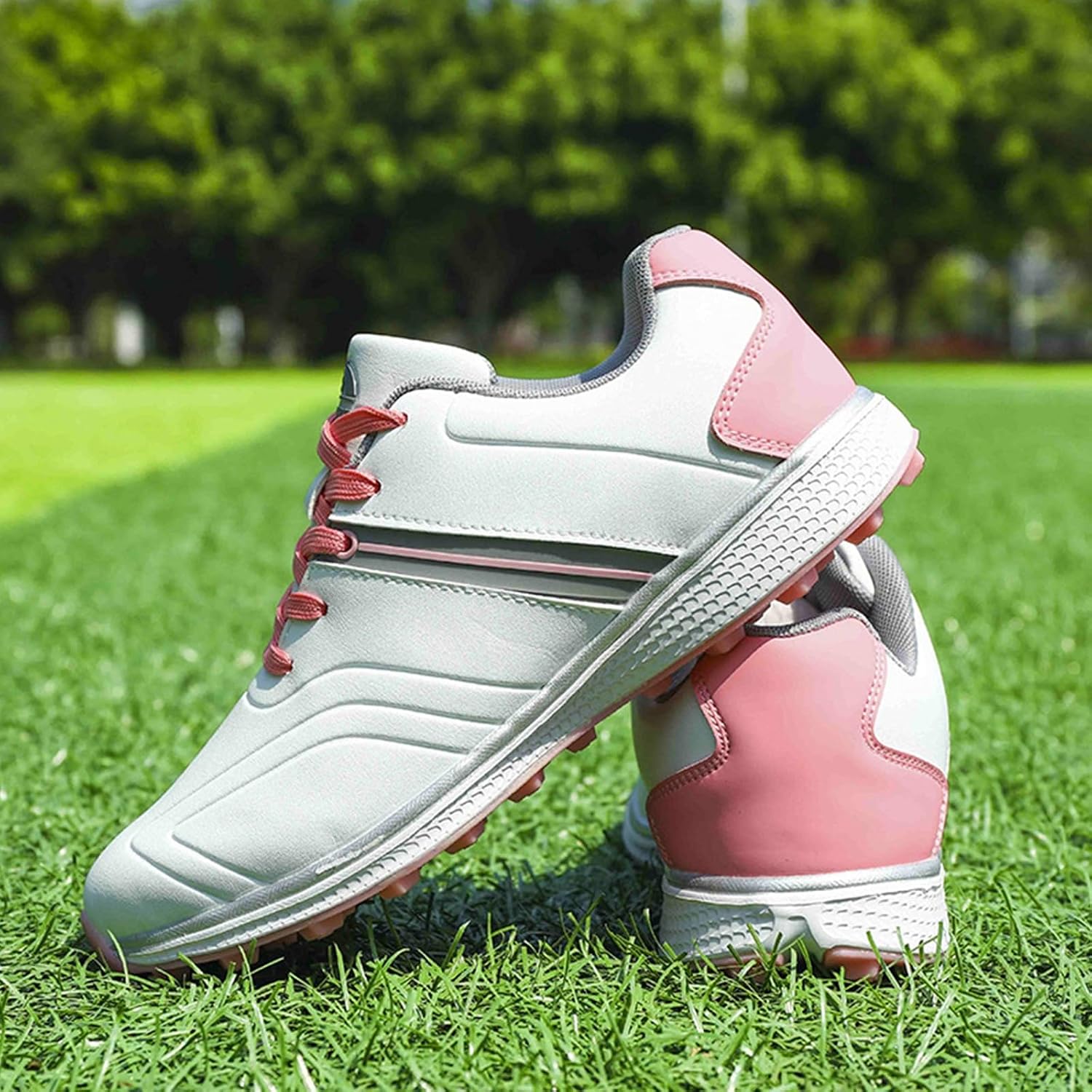 Golf Shoes Spikeless for Women Breathable Waterproof Golf Trainers Non-Slip Comfortable Casual Outdoor