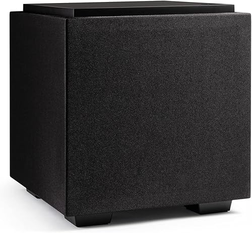 Definitive Technology Descend DN8 - Subwoofer de 500 vatios pico de 8 pulgadas (negro)