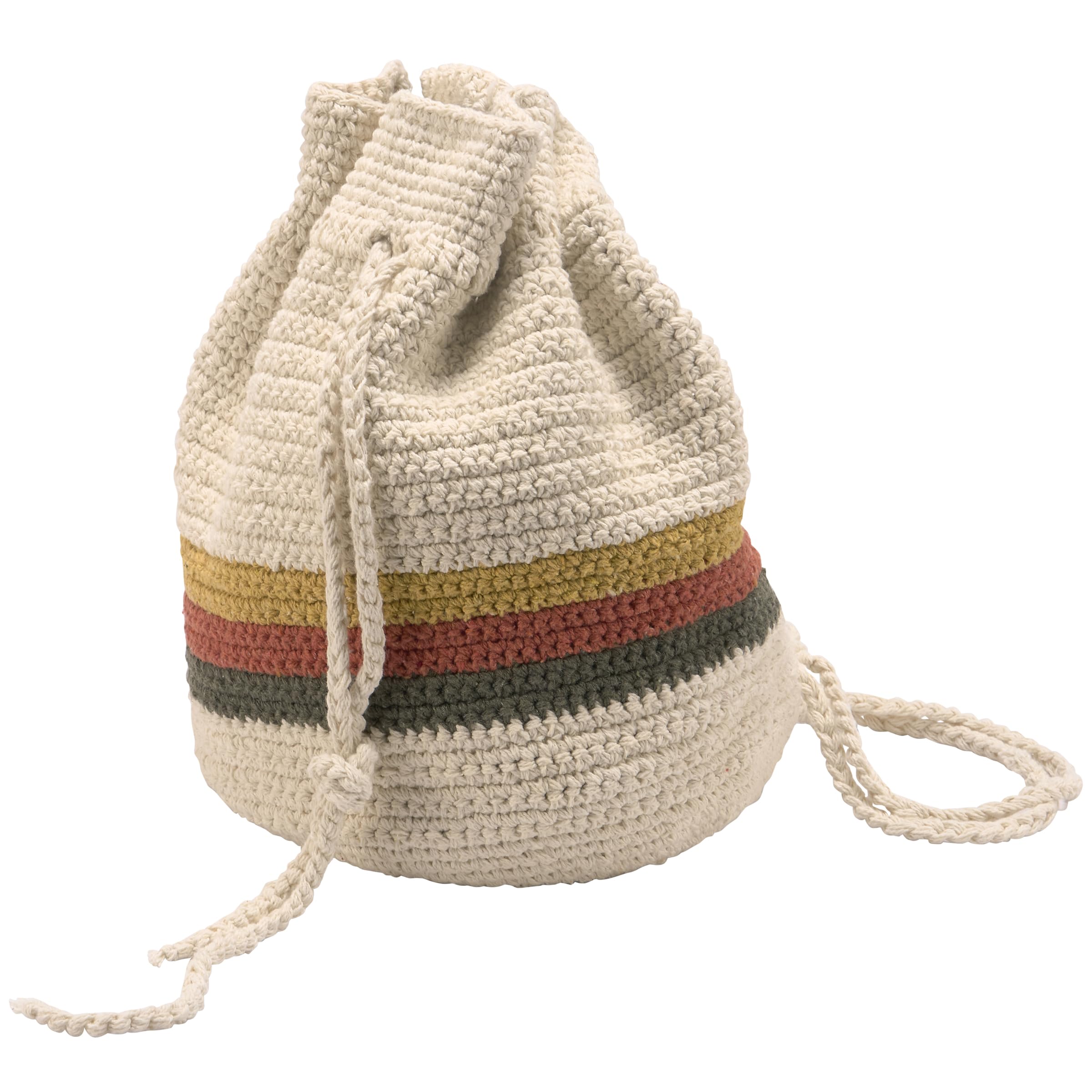 Primitives by Kathy Bolsa con cordón, rayas bohemias