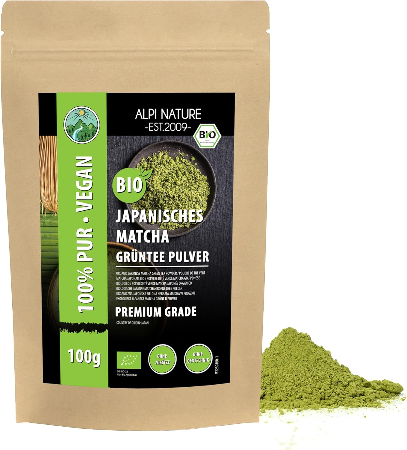 Polvere Di Matcha Biologica Dal Giappone - Qualà Cerimoniale Premium - Fairnatural - Foto 13