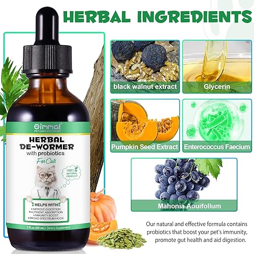 Miniatura 2 de Formulado específicamente para gatos, ingredientes de origen natural, tratamiento natural de amplio espectro con probióticos, salud intestinal,