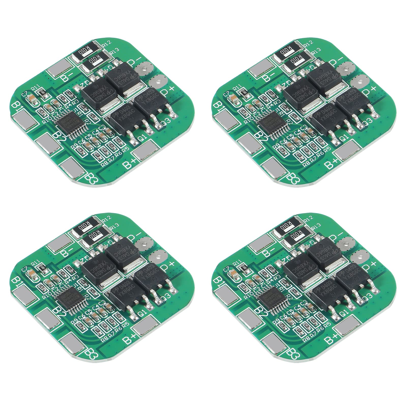 0818　爆電力❗12V 50Ah インフォリチウム電池 BMS搭載 電動ボート Amazon.com: 4Pcs 4S 14.8V/16.8V BMS 18 650 Lith ium Battery