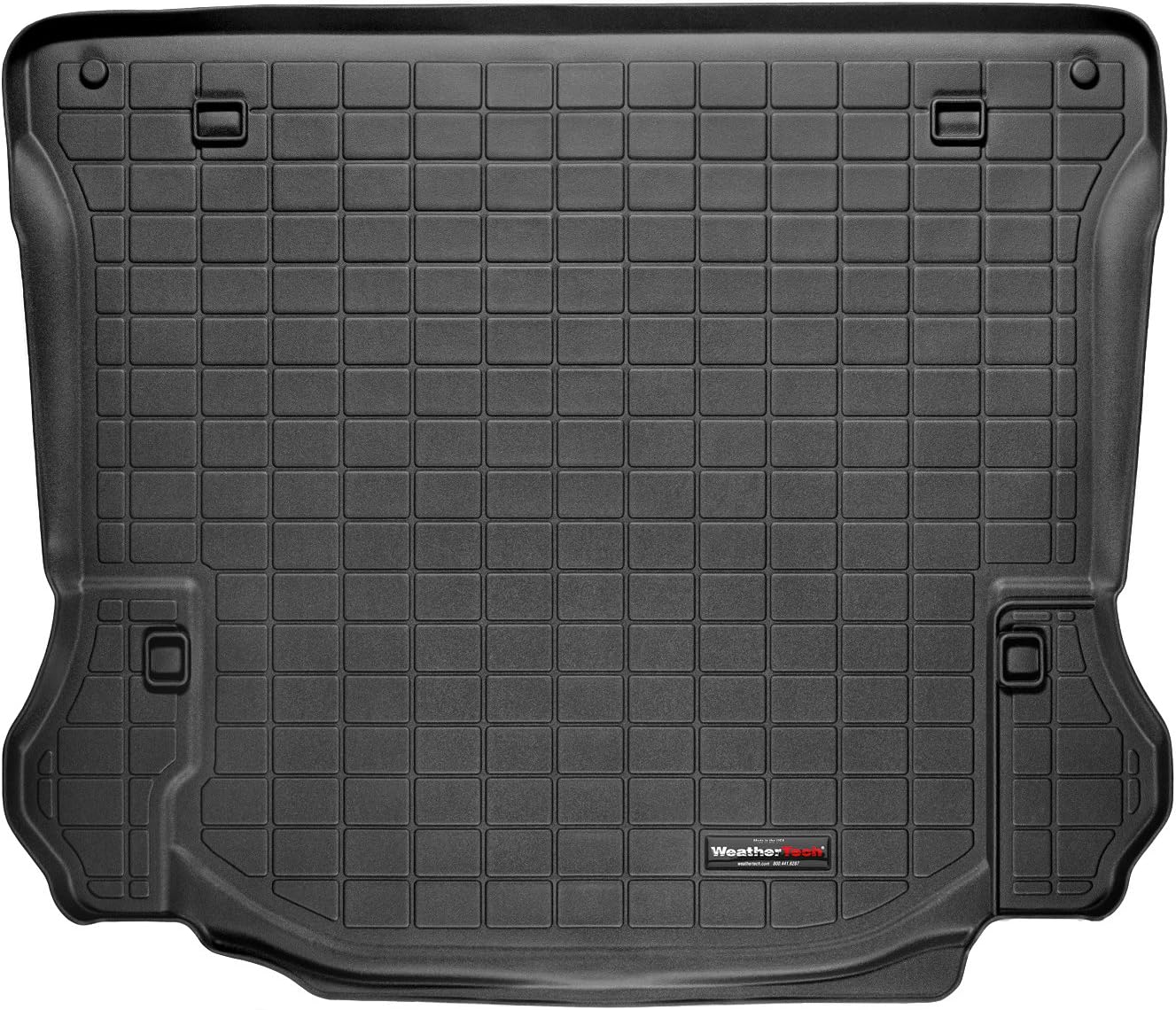 WeatherTech Cargo Trunk Liner for Jeep Wrangler Unlimited 4-Door, Behind 2nd Row (40518), Black