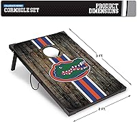 Vista 20 de Wild Sports NCAA 2' x 3' MDF Deluxe Cornhole Set - with Corners and Aprons