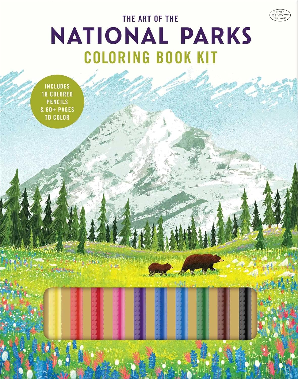 The Art of the National Parks Coloring Book Kit      Hardcover – Coloring Book, March 10, 2026