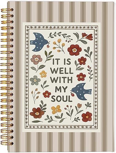 Miniatura 38 de Faith Can Move Mountains - Cuaderno cristiano - Regalos cristianos inspiradores para mujeres, cuadernos de diario bíblico para tomar notas, cuaderno