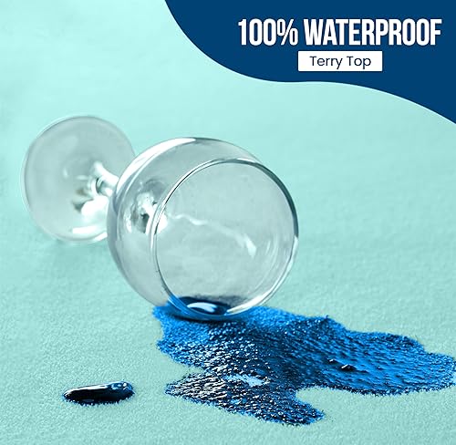 Miniatura 28 de Utopia Bedding - Protector de colchón impermeable tamaño Queen, funda de colchón Terry premium de 200 GSM, cubierta de cama suave y transpirable