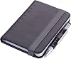 Troika NPP25BK Black A7 Notebook - 128 Sheets, Black, Monotone, A7, Imitation Leather, 1 Pocket