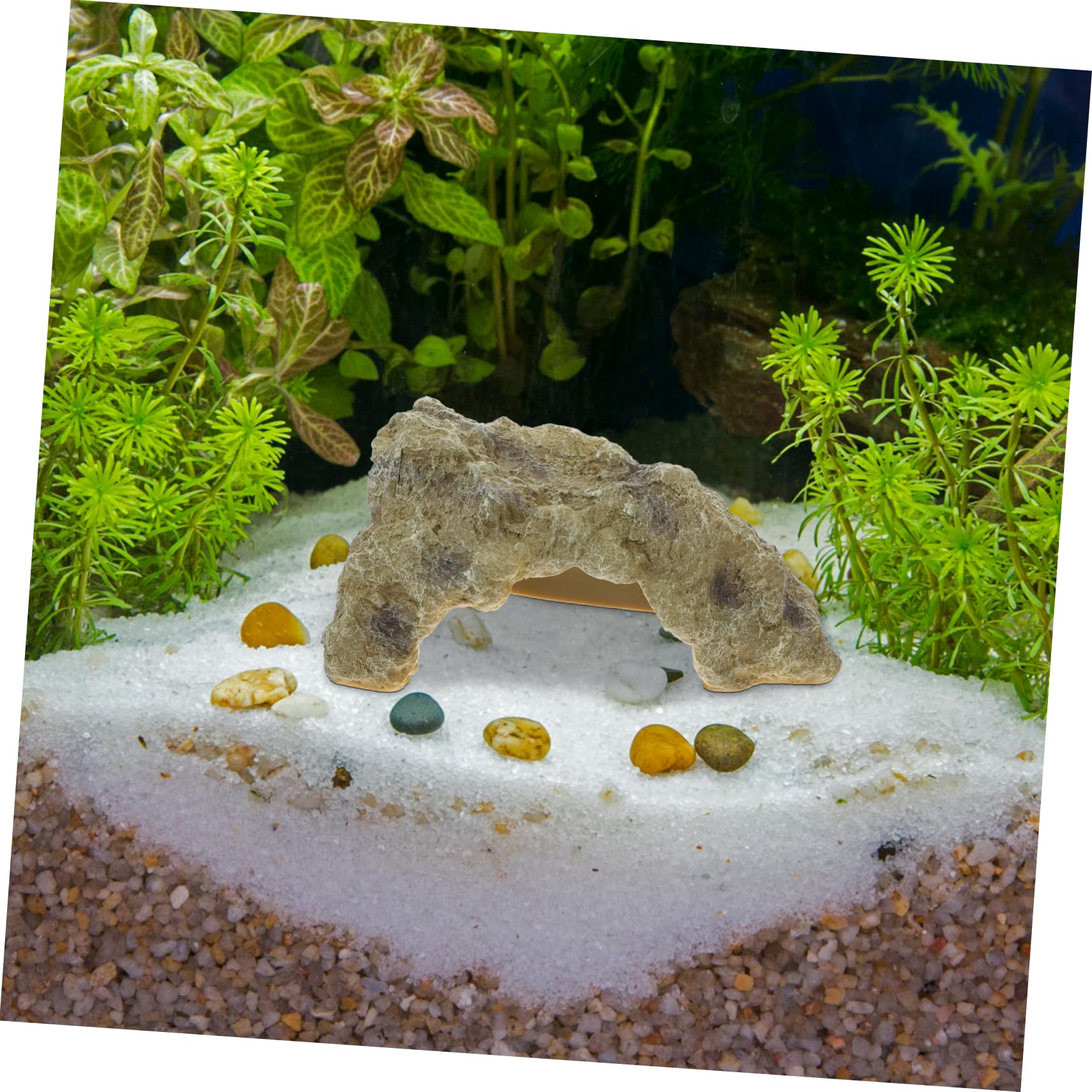 POPETPOP Terrario Decorativo para Reptiles Refugio para Tortugas Cueva para Lagartos y Escondite para Animales Accesorio De Hábitat Natural para Decorar Acuarios y Terrarios