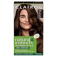 Vista 38 de Clairol Natural Instincts - Tinte semipermanente para el cabello, color castaño oscuro, paquete de 1 unidad