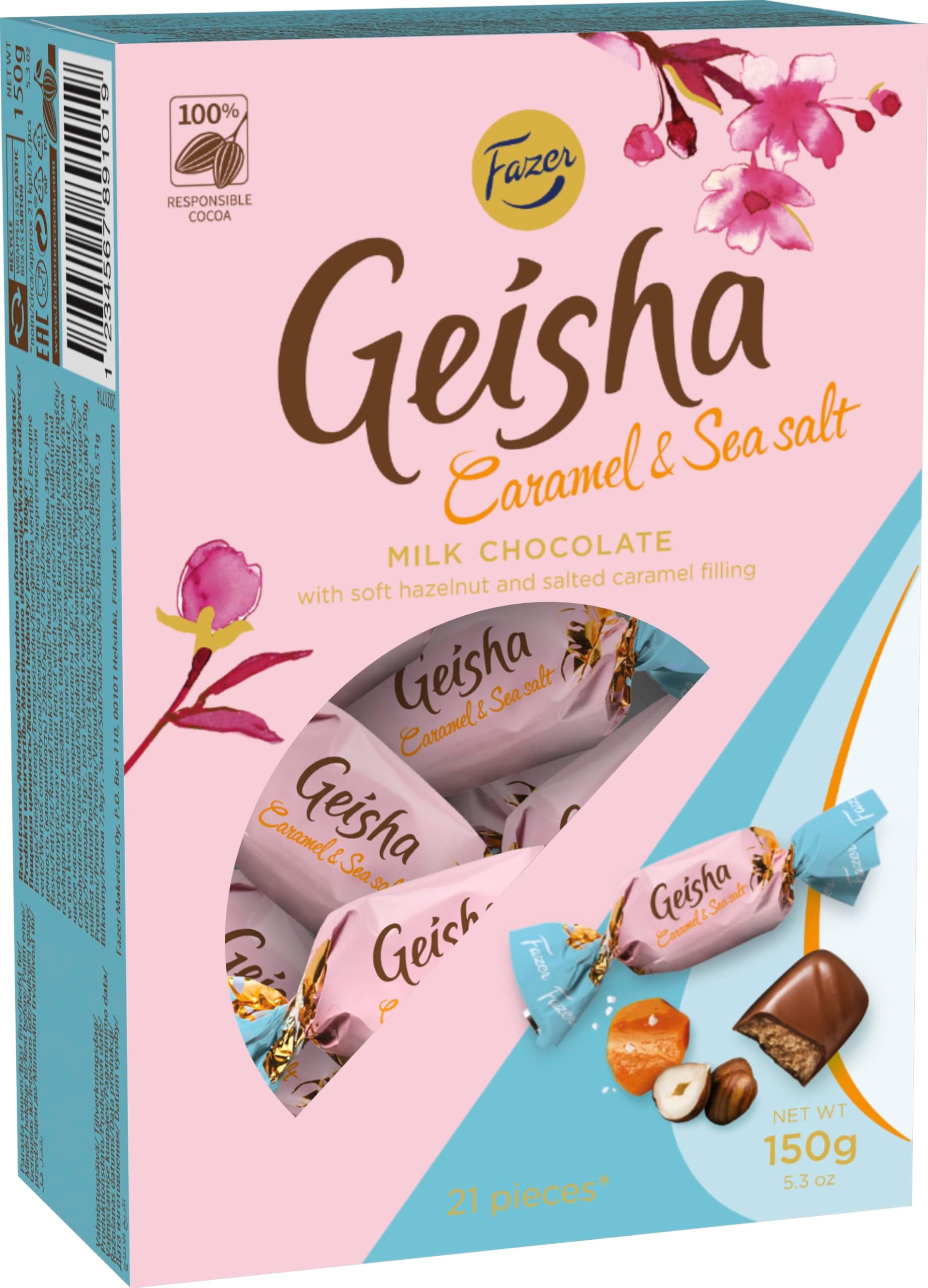 Fazer Geisha - Milk Chocolate with caramel & sea salt