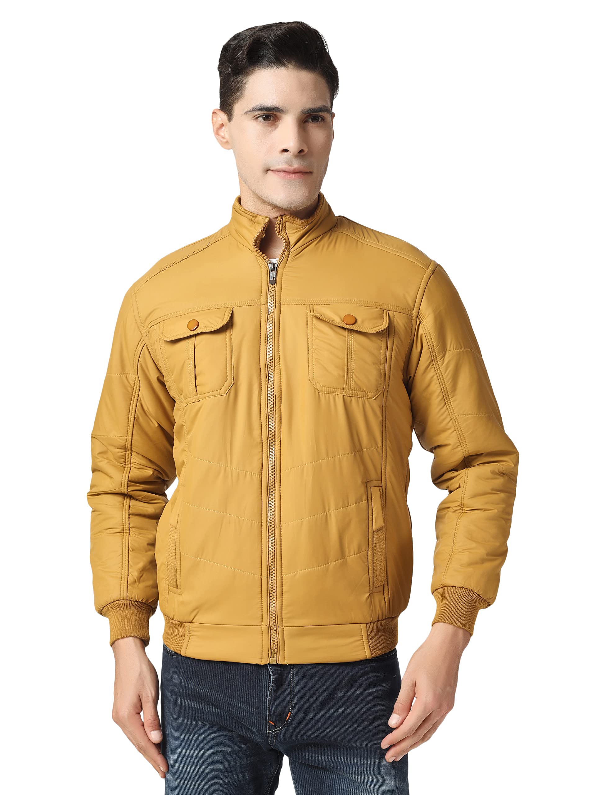 Men's Solid Regular Jacket