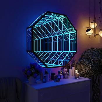 Casa Di Lumo Infinity OctaMirror - LED Wall Lamp, Geometric RGB