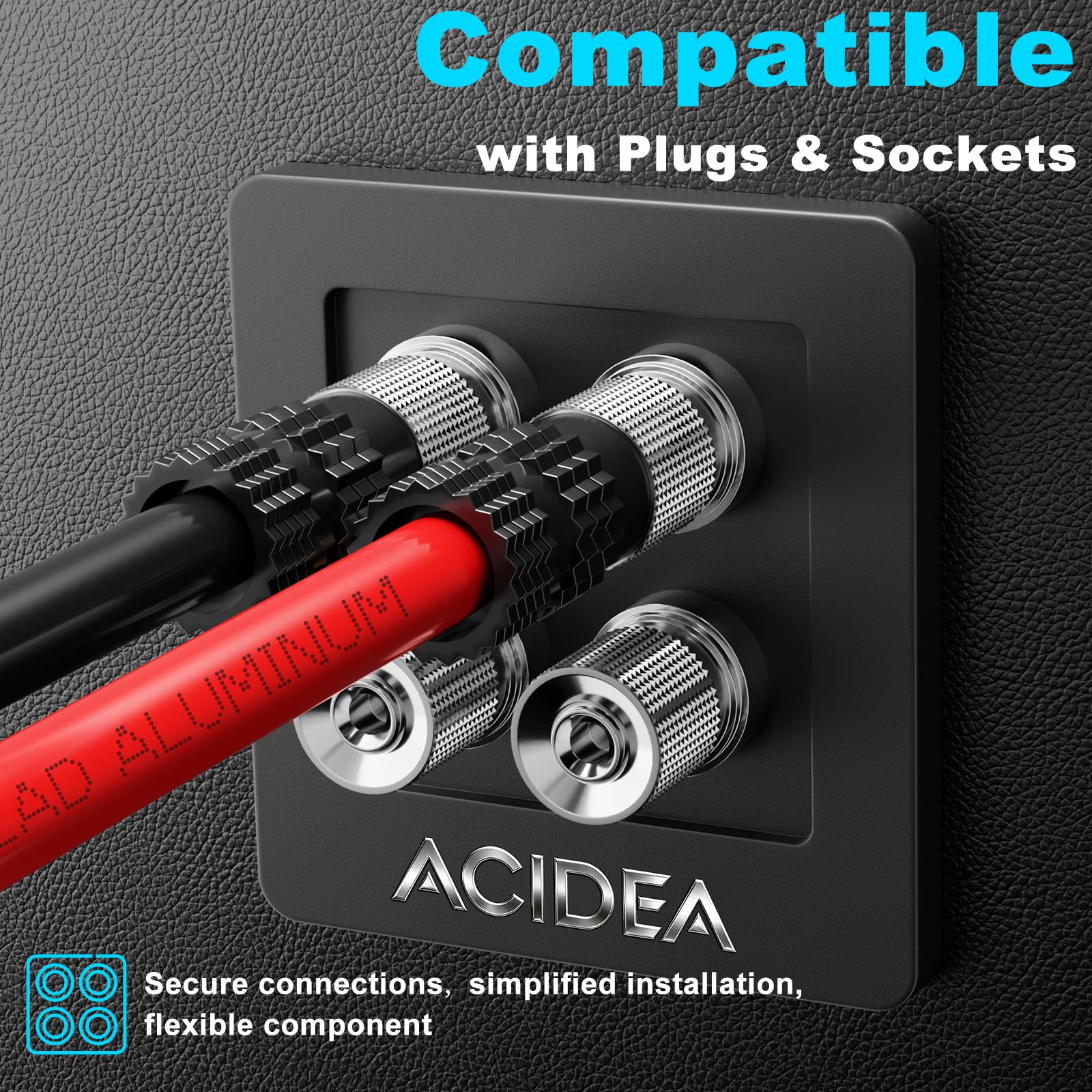 Acidea Cavo per altoparlante, 2 x 2,5 mm², CCA Litze/audio, cavo audio/subwoofer, 50 m