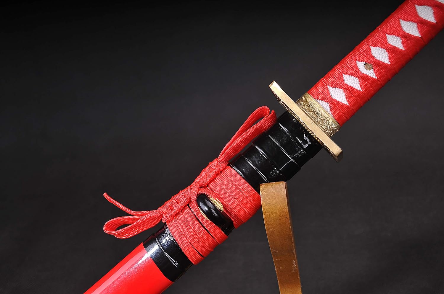 Handmade Full Tang Japanese Long Katana Tachi Damascus Folded Steel Samurai Sword