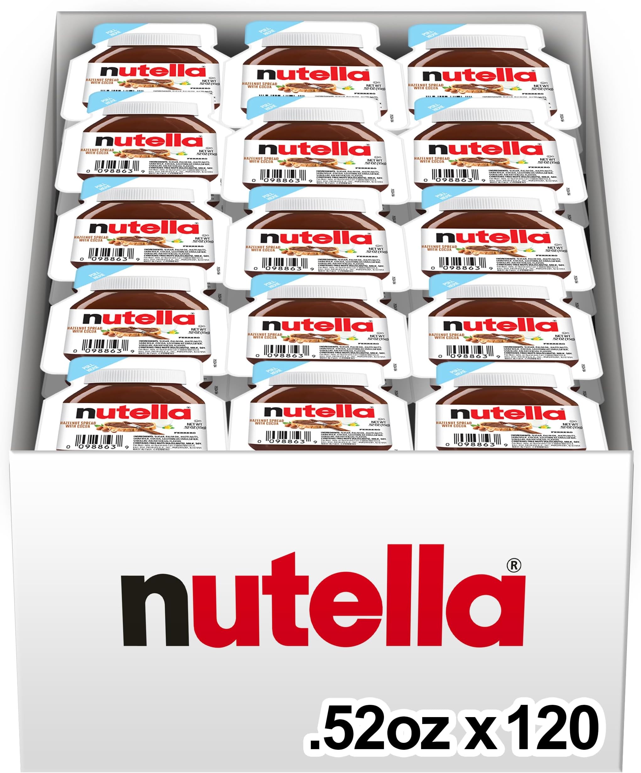 Amazon.com : Nutella Hazelnut Spread Food Service Tub 3Kg : Grocery ...