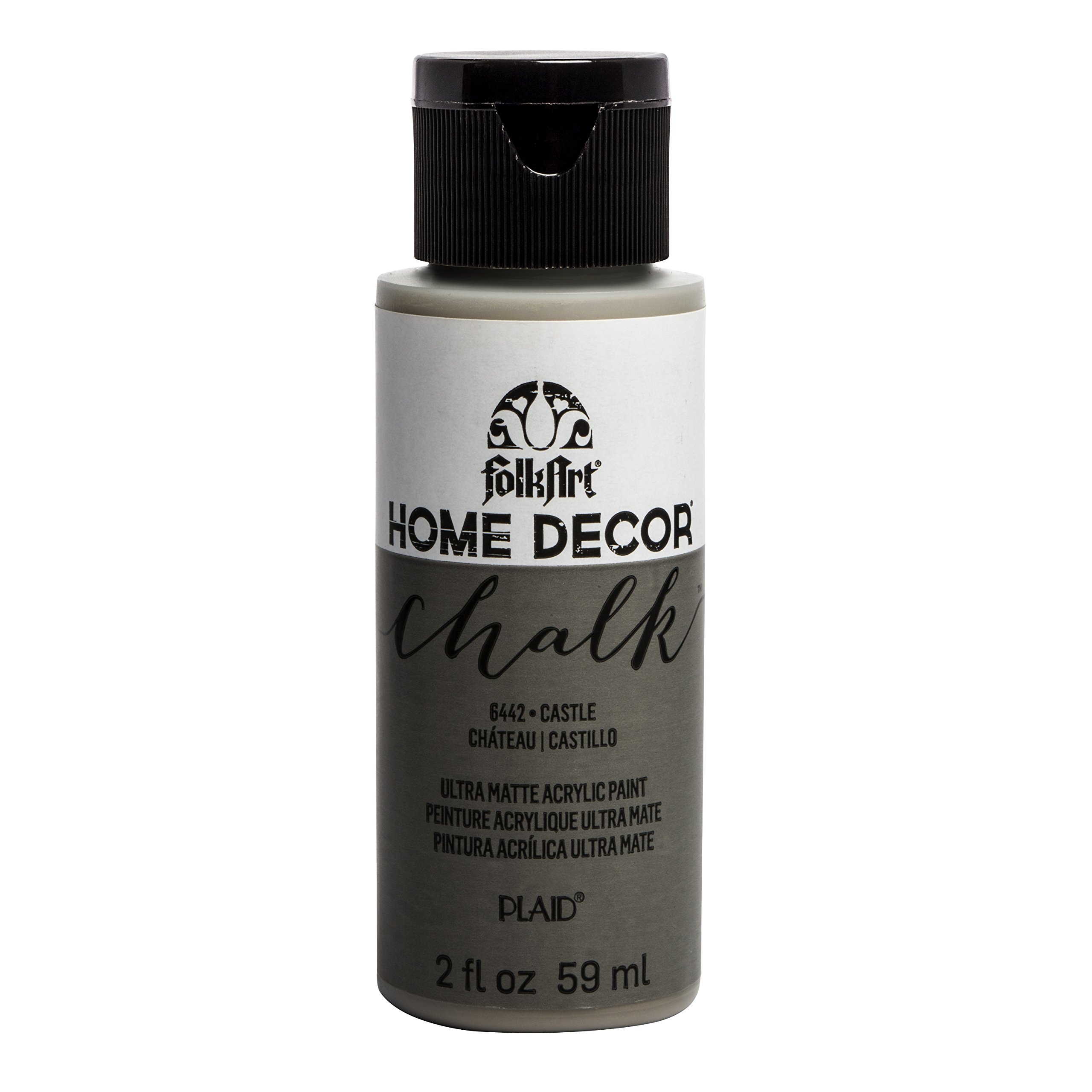 FolkArt Home Décor Chalk Furniture & Craft Acrylic Paint in Assorted Colors, 2oz, Castle