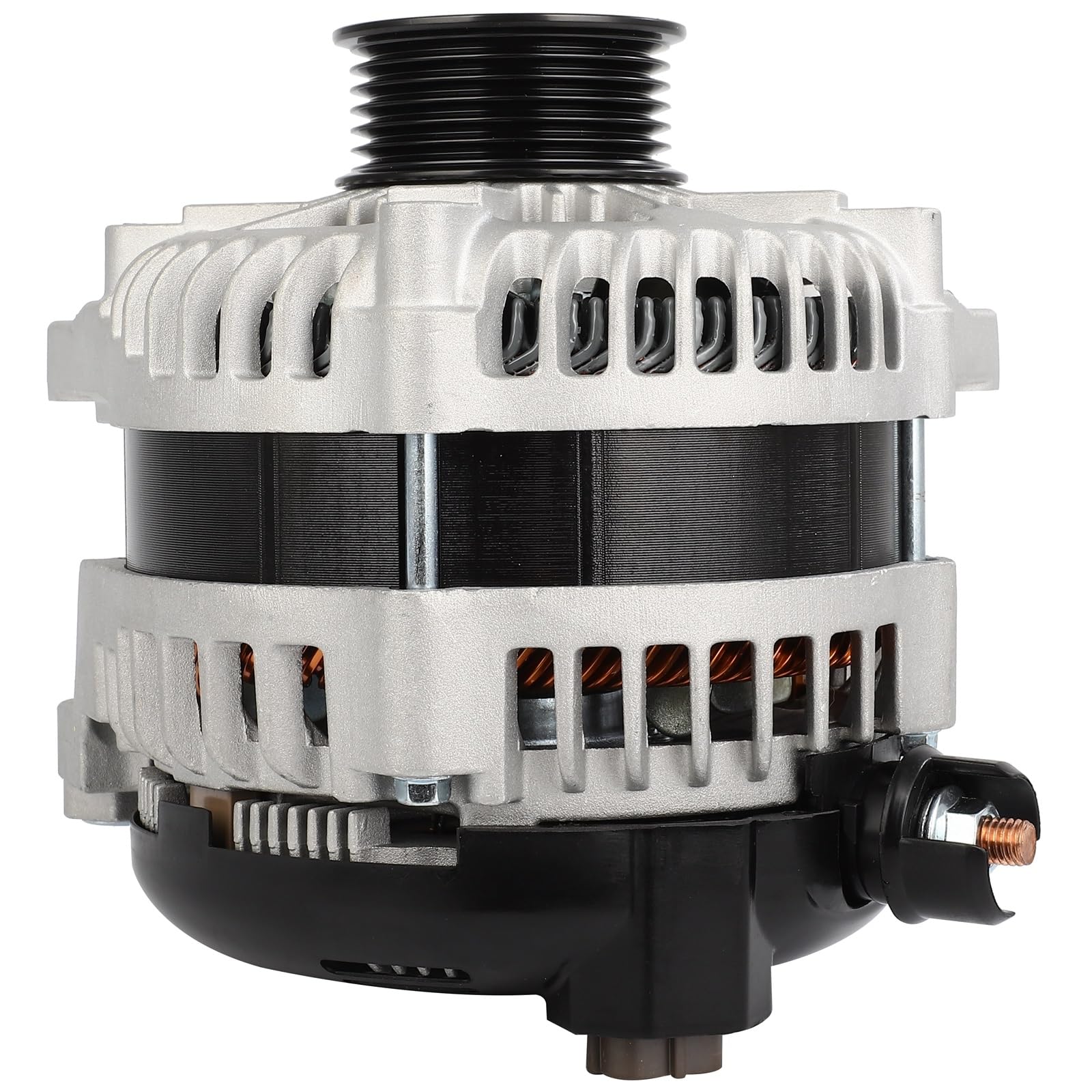 225A SCITOO Alternator New for Ford for Edge 3.5L 2015-2018,for Ford for Explorer 3.5L 2016-2019,for Ford for F-150 3.5L 2013-2014 12V CW 6-Groove Pulley Ref: 11629