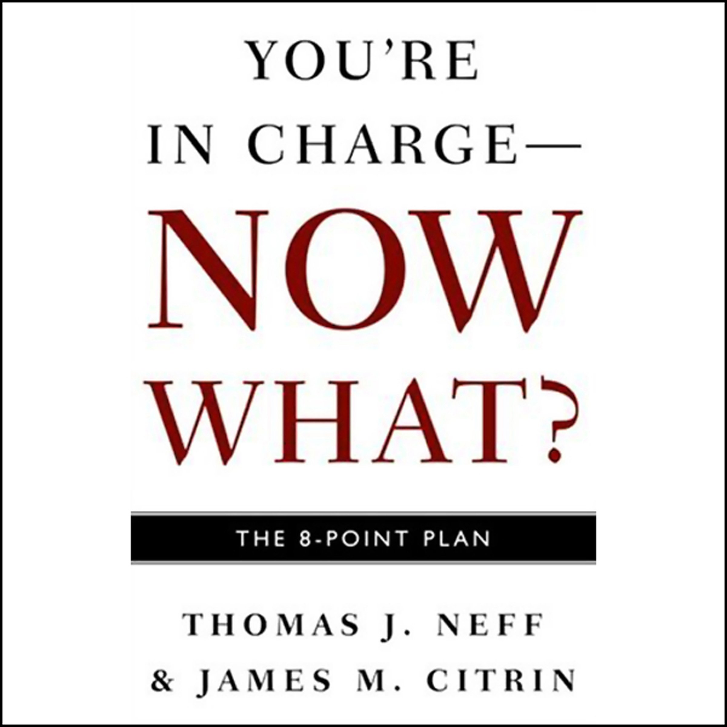Cover art for You're in Charge--Now What?