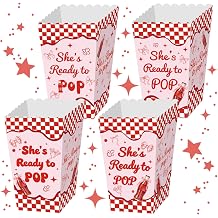 Ready to Pop Popcorn Boxes Shes Ready to Pop Baby Shower Party Favors Boxes