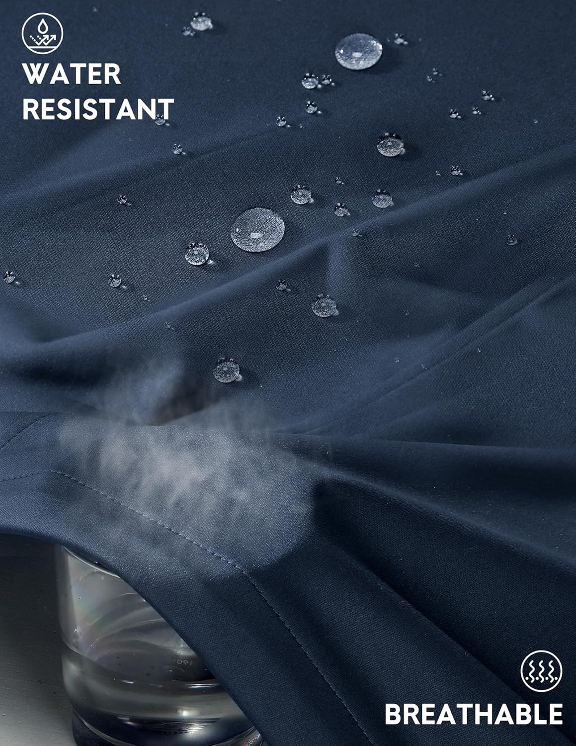 Haimont Men's Lightweight Vest Windproof Sleeveless Jacket Outerwear Multi-Pockets Zip Up for Hiking Running - Image 5