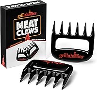 Vista 1 de Grillaholics Garras para desmenuzar carne de barbacoa - Hojas ultra afiladas estilo Wolverine, mango de elevación rápida y para desmenuzar carnes