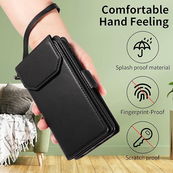Samsung Galaxy S22 Ultra Case Notebook Type SC-52C SCG14 Mobile Phone Cover Coin Purse Galaxy S22 Ultra Smartphone Case Luxury PU Leather Wallet Integrated Multi-Card Storage Large Capacity