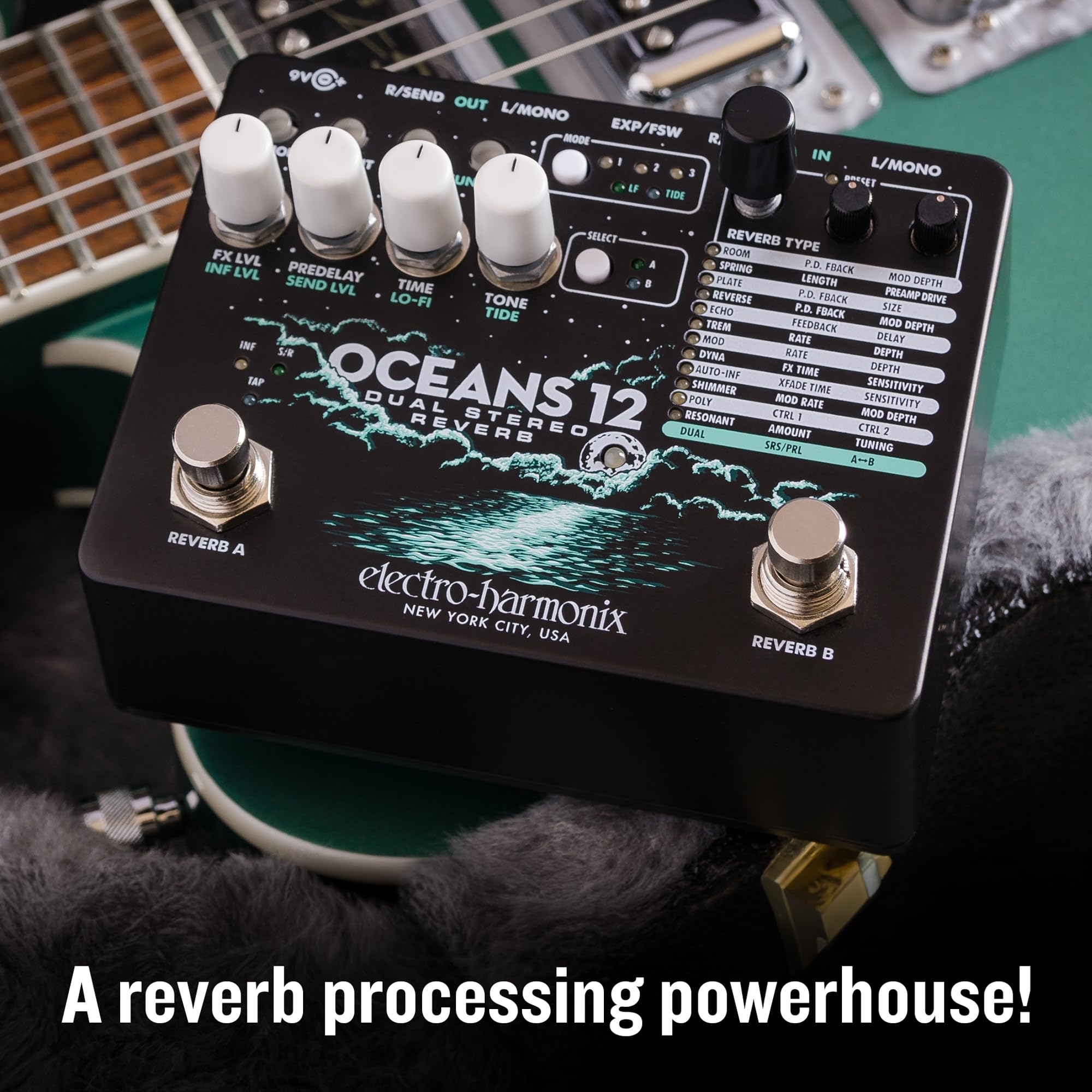 【送料込】Electro-Harmonix OCEANS 12リバーブ Amazon | electro-harmonix/OCEANS 12 Dual Stereo Reverb