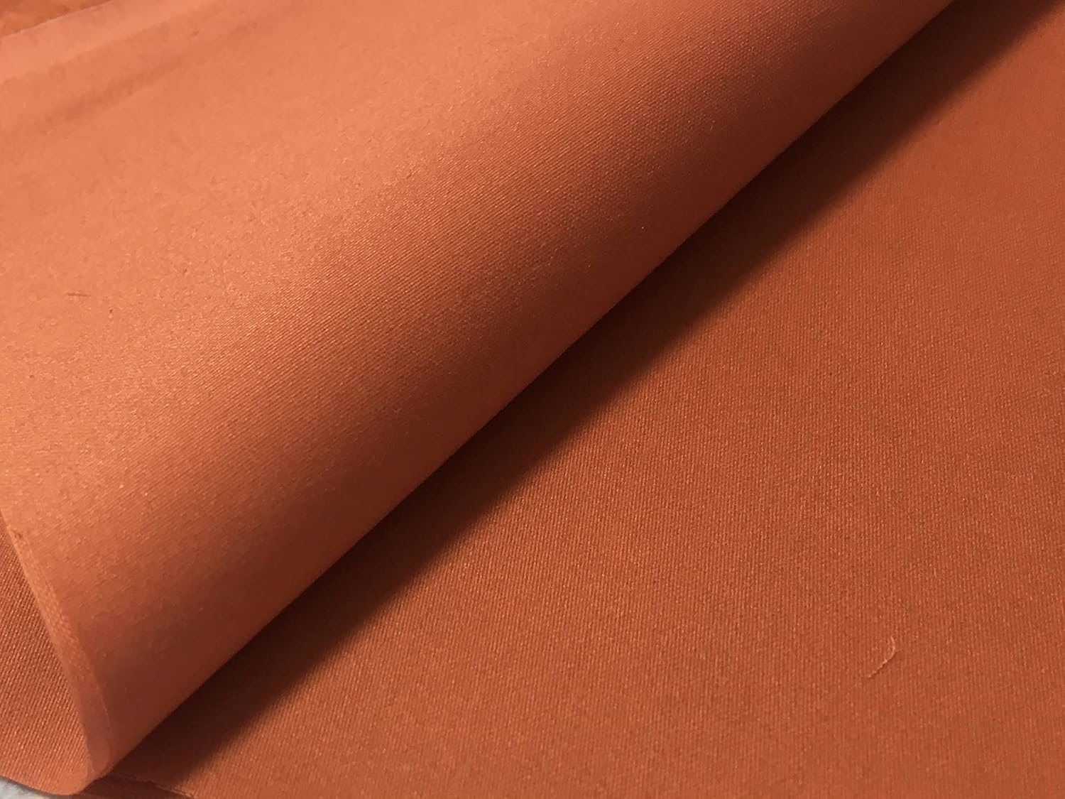 布地専門店 Kijiya 1ｍ価格 T C 無地 ローン 濃いオレンジ 布 生地 ハンドメイド用品