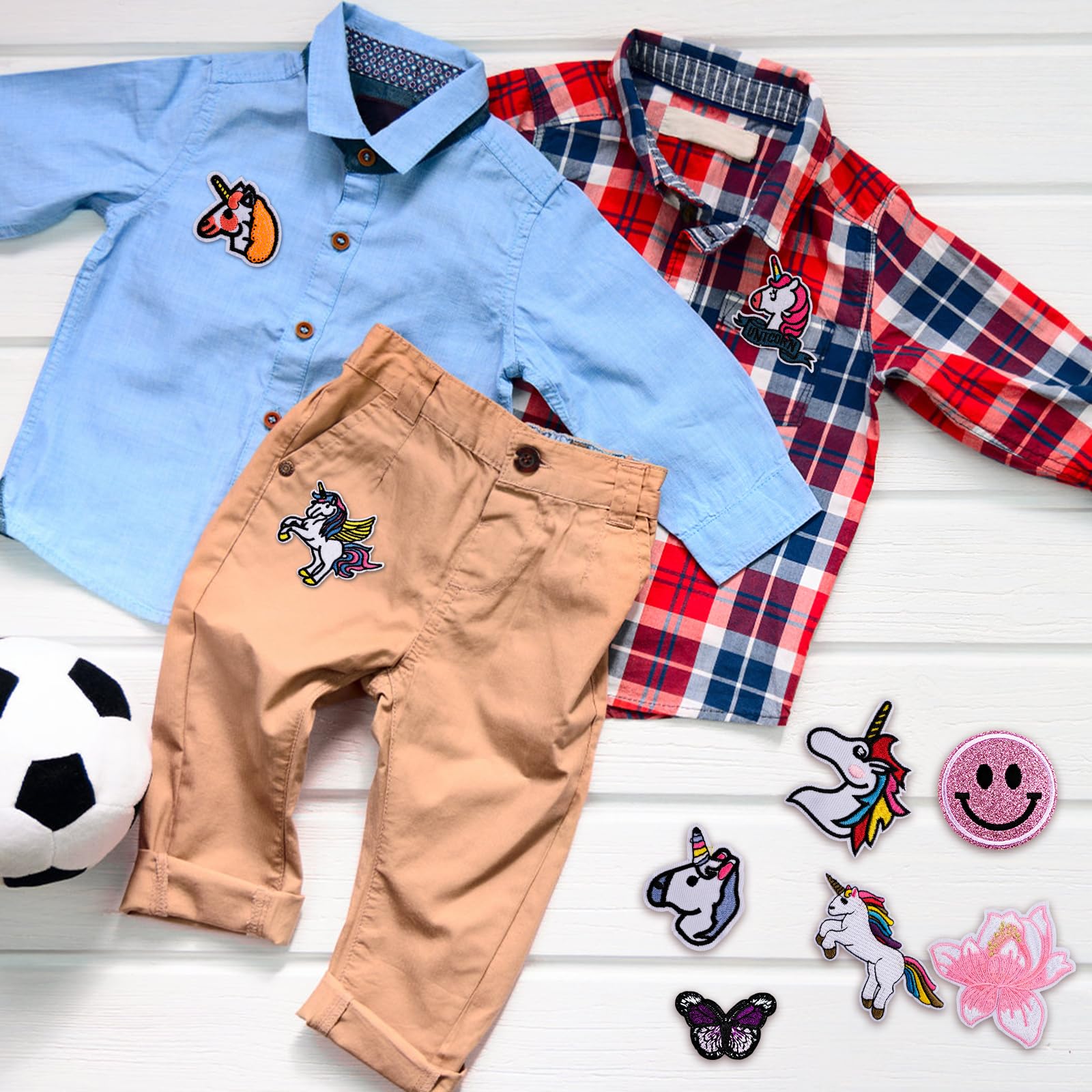 Toppe Termoadesive 23 Pezzi - Animali Cartoni, Per Riparare Vestiti, Cappelli, Jeans, DIY - Foto 7