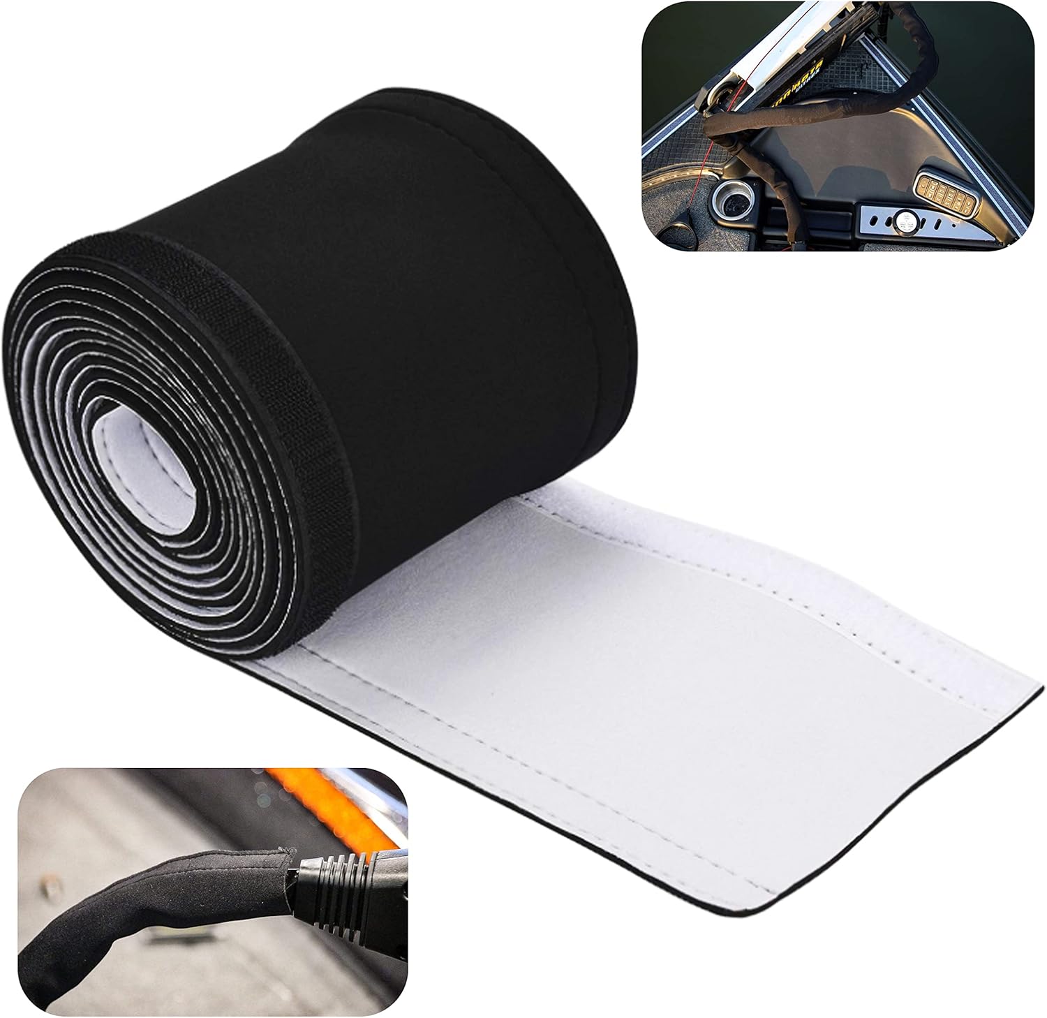 Trolling Motor Cable Organizer Sleeve, Neoprene Troll