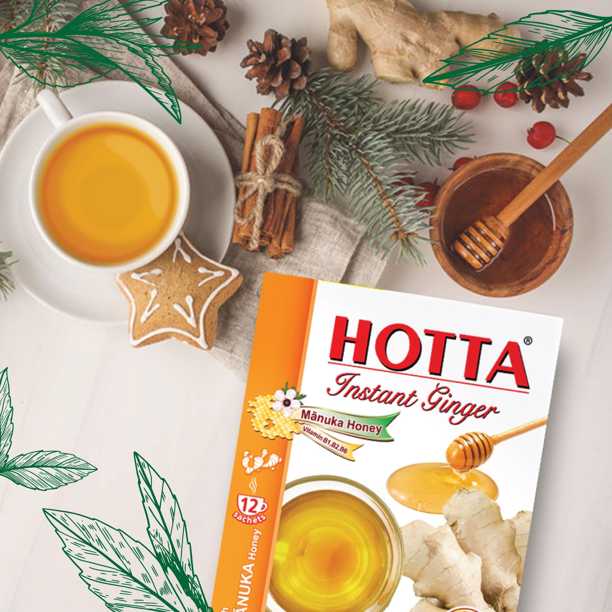 Amazon.com : HOTTA Instant Ginger Drink with Manuka Honey