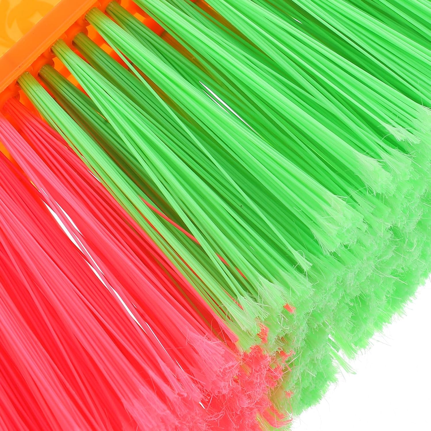 Cabilock Broom Head Replacement Plastic Cleaning Broom Part with Stiff Bristles for Hardwood Floors, 5-Row Design, Home Sweeping Accessory, Single Pack