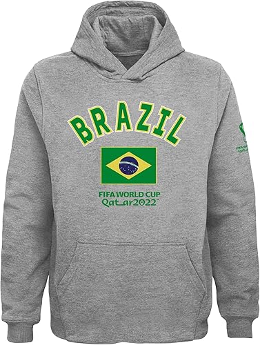 Miniatura 5 de Outerstuff Sudadera con capucha unisex de forro polar para niños de la Copa Mundial de la FIFA