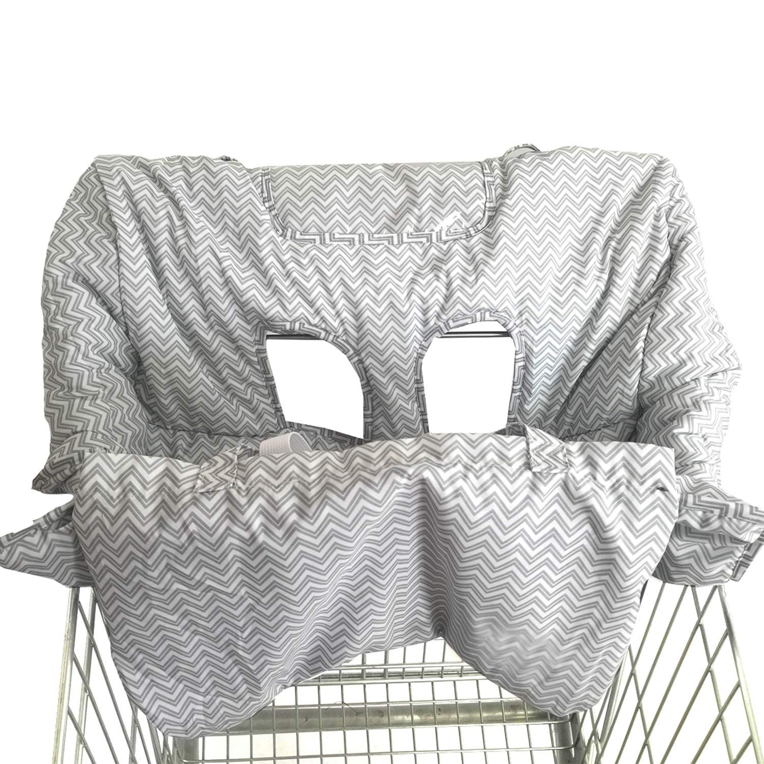 2 in 1 - Copertura per carrello della spesa per seggiolone, design portatile