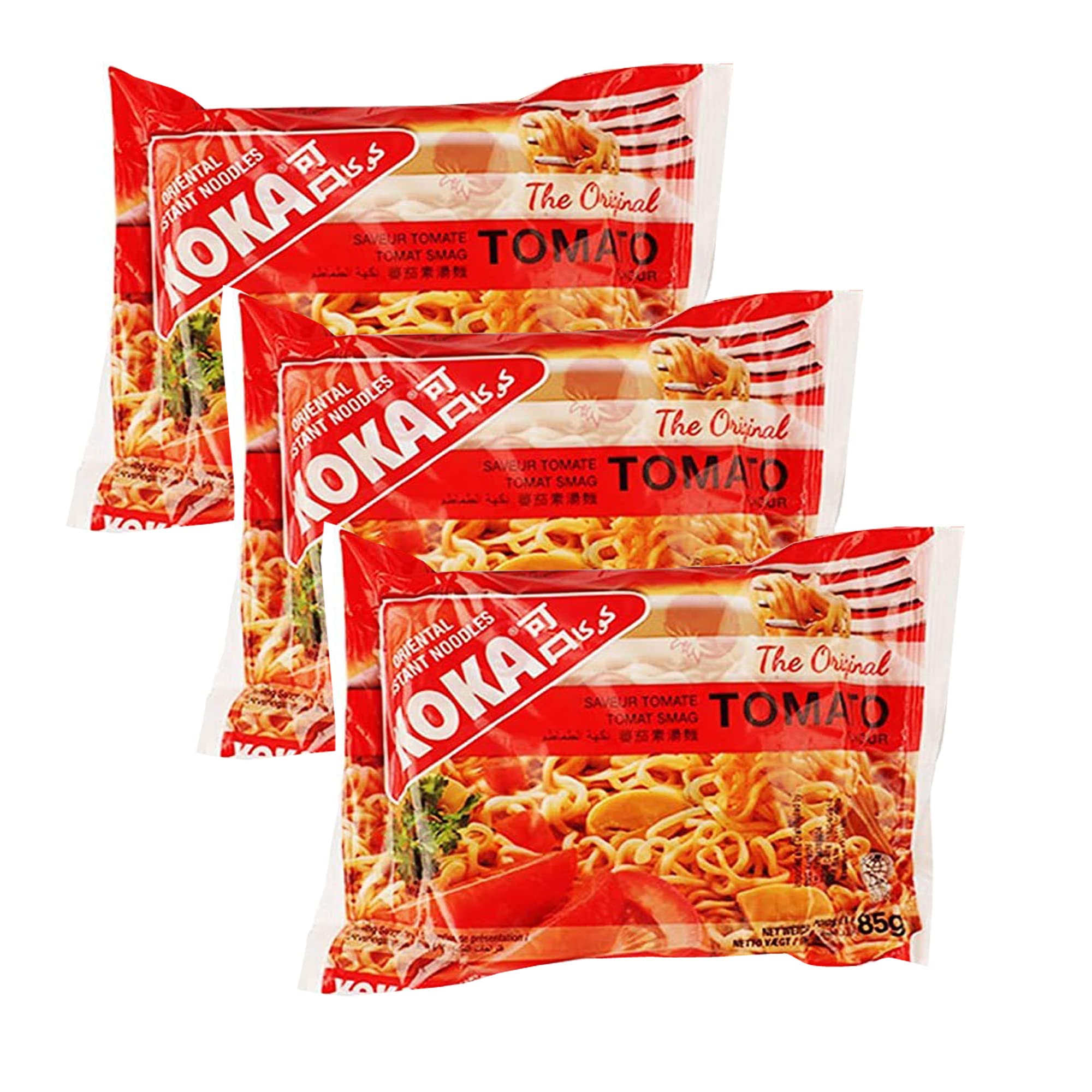 KOKA Orienta Instant Noodles The Original Tomato Flavour Noodles - 255g Pack of 3 (85g X 3) (B09TSPTPFD) Amazon Price History, Amazon Price Tracker