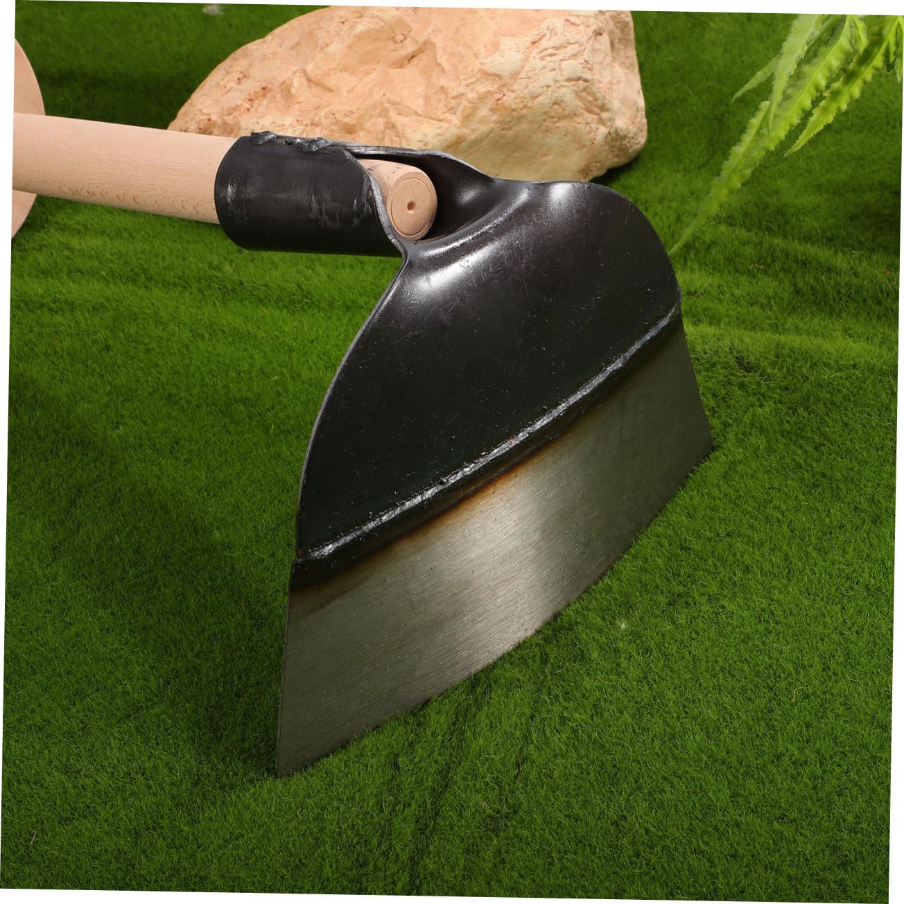 Attrezzo da Giardinaggio in Acciaio Robusto e Resistente Agli Urti, Strumento Manuale senza Manico per Giardinieri e Coltivatori per Lavorazioni Agricole e Diserbo